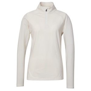 PHENIX RETRO FUTURE 1/2 ZIP TEE  White Sottogiacca sci mezza zip Donna