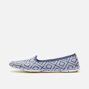 VIBRAM ONE QUARTER W’S SLIPON CANVAS Greek/White scarpa minimal donna