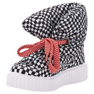 Freddy – Puff Boot stampa fantasia con imbottitura in pile optical
