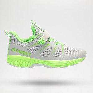 ISTAMAX KIDS IMAA3804 Grigio-Verde scarpa running bambini antipronazione