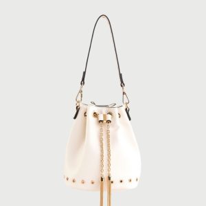 Gaudì – Borsa a secchiello bianca