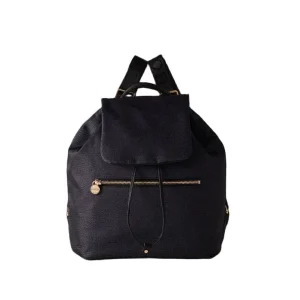 Borbonese Zaino Eco Line Medium Nylon Dark Black