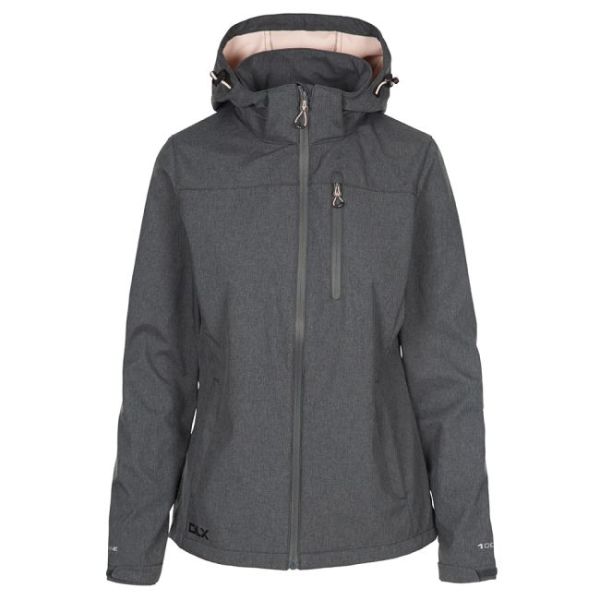 DLX CLAREN II Dark Grey Marl light softshell donna - immagine 2
